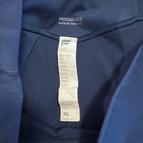 FABLETICS Motion365 Leggings Teal Slate Blue XL - Picture 5 of 6